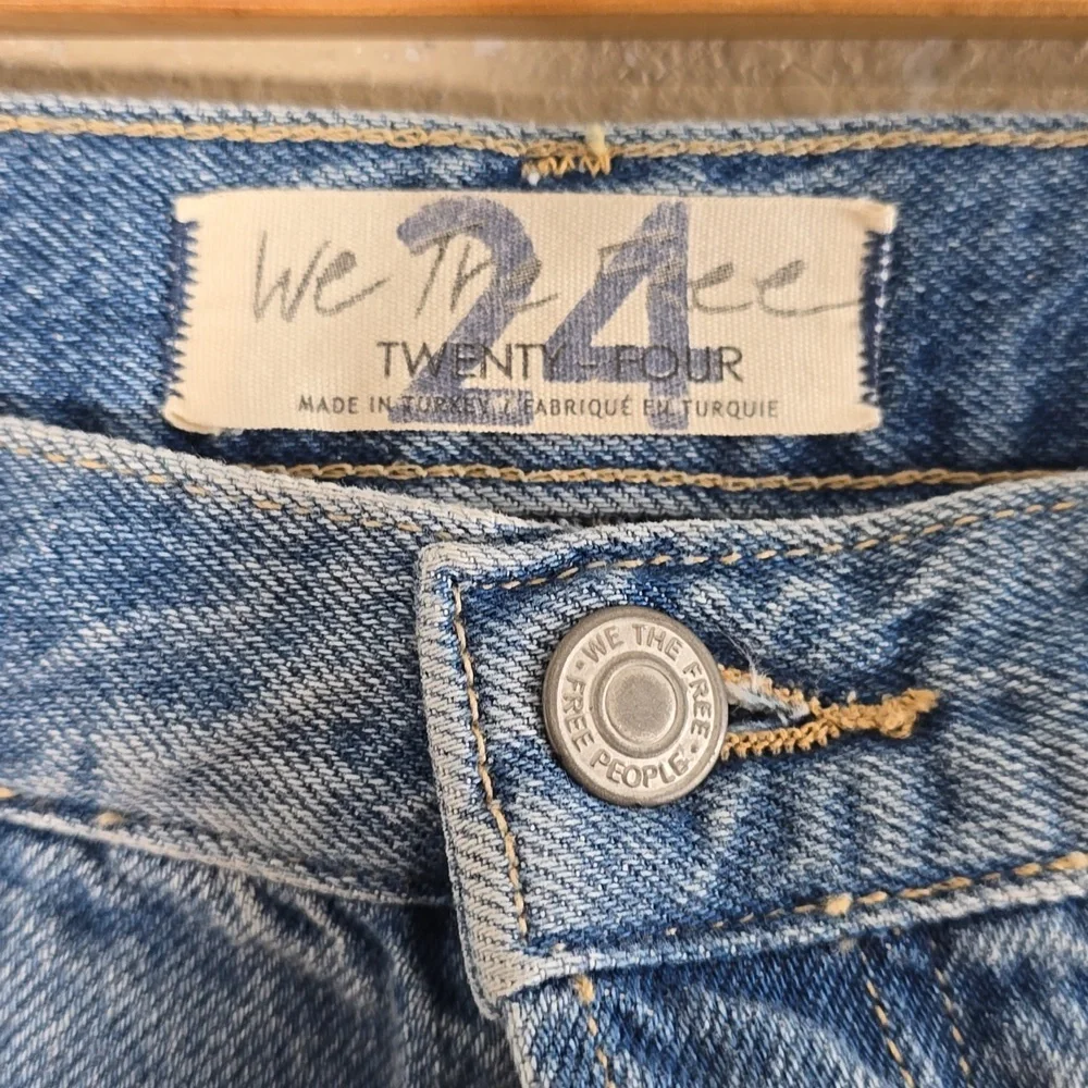 Free People Distressed Denim Women Shorts